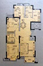 万均·九月庭院3室2厅1卫户型图