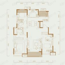 华远枫悦4室2厅3卫户型图