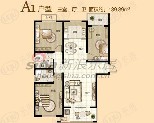 晋城陵川县丽枫苑城市生活广场户型图公布 均价约3150元/㎡