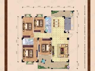 滨江豪园新城C1户型户型图