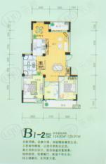 绿汀雅境房型: 三房;  面积段: 108.69 －131.82 平方米;户型图