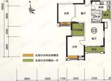 中海锦城2街10、14栋03单元户型图