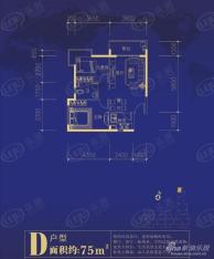 蓝海国际D户型户型图