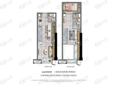 阳光城花满墅2室2厅2卫户型图