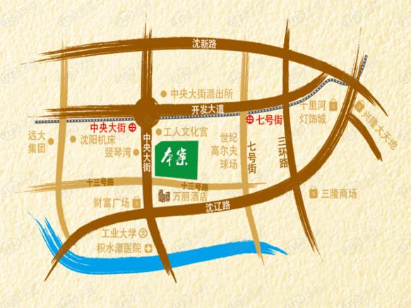 位置交通图