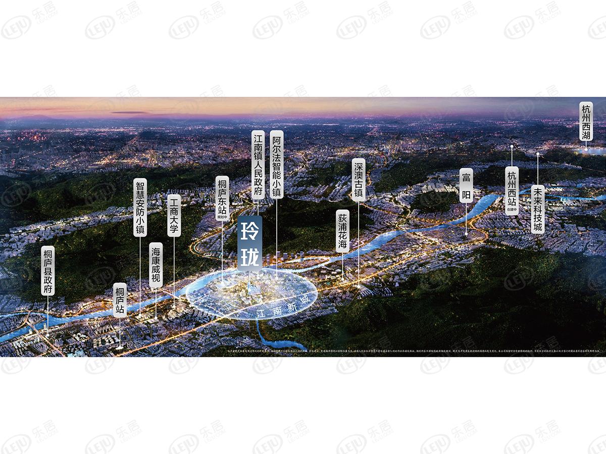 桐庐县珑首玲珑最新价格来袭，约16000元/㎡，户型建面约37~43㎡