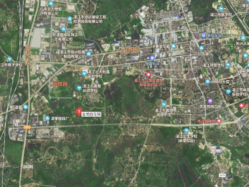 麻章金地自在城最新报价新鲜出炉，约9000元/㎡，户型面积95~161㎡