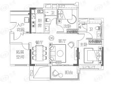 越秀滨海新城03、06户型户型图