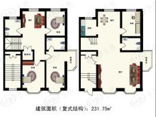 山水佳苑4室3厅3卫户型图