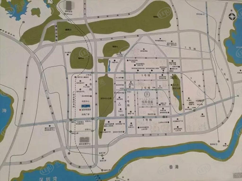 福田深圳恒邦壹峯最新报价新鲜出炉，约79000元/㎡，户型建面约43㎡