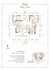 君华硅谷67、68栋03户型户型图