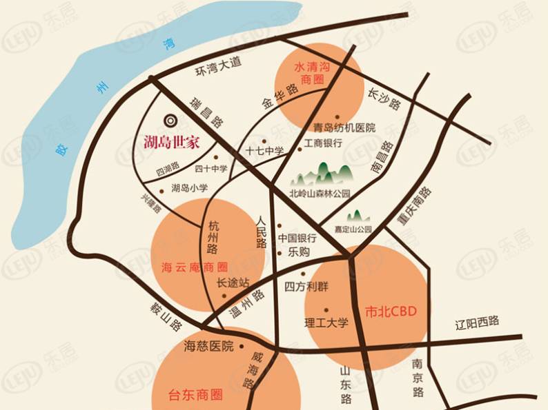 湖岛世家 图解看房