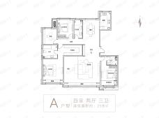 东营融创滨江壹号4室2厅3卫户型图