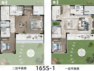 万科翡翠甲第120-N户型图