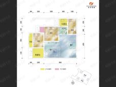 保利观塘3/6号楼高层E户型户型图