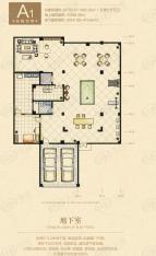 海景国际·名海园A1户型地下室平面图户型图
