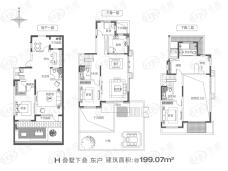 东润银基望京叠墅下叠东户户型户型图