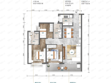 富基·云山湖镜E户型户型图