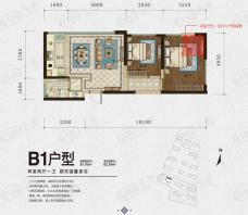 春江明月2室2厅1卫户型图