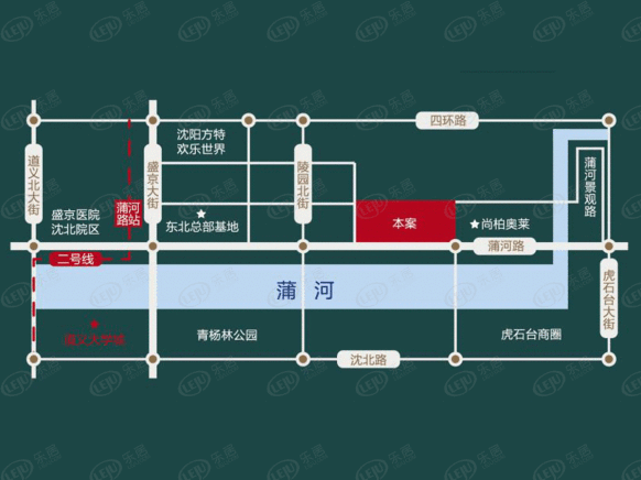 位置交通图