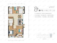 实地君兰汀岸①户型户型图