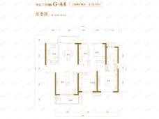 泛海国际芸海园3室2厅2卫户型图