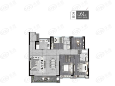 天辰4室2厅2卫户型图