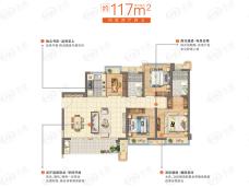 滨海鼎新崇文府4室2厅2卫户型图