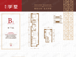 四季小镇B1户型户型图