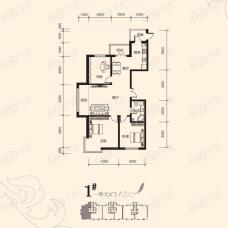 大正莅江二期7#1单元2门/2单元1门 建筑面积166.26平米户型图