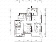 恒大西辰绿洲（C地块）所在楼栋位置：29、30、31号楼，3、4号户型户型图