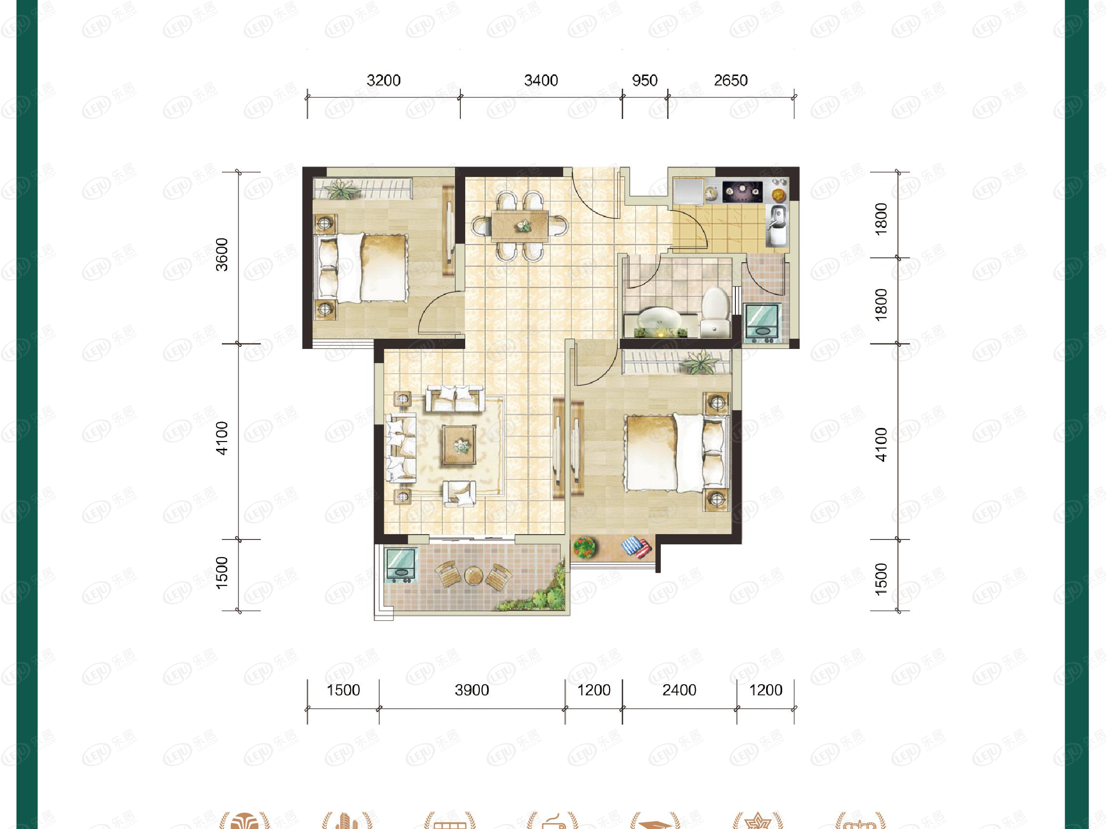 黄石大桥一品园三期即将开卖 户型面积88.13~137.75㎡