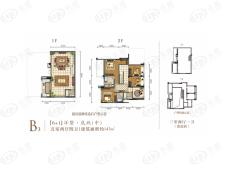 华宇旭辉锦绣花城洋房B3户型户型图