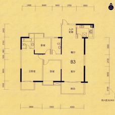 滨江·君悦香邸三房二厅二卫-月135.32平米-4套户型图