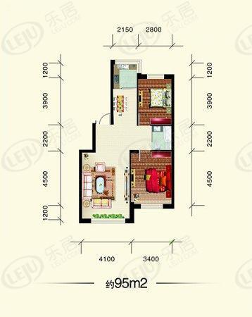 抚顺市顺城阳光丽城户型介绍