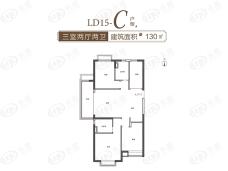 泰州恒大华府LD15-C户型户型图