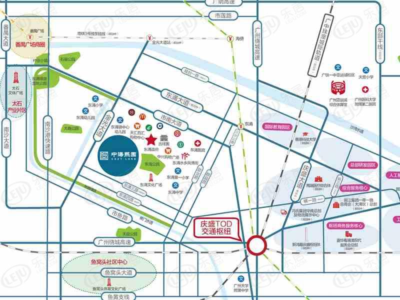 南沙中海熙园最新报价新鲜出炉，约590万元/套起，户型建面约131㎡