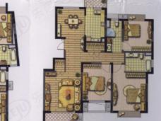 南方城一期房型: 三房;  面积段: 136 －150 平方米;
户型图