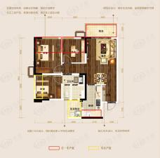 万科金域缇香B1户型户型图