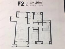 万科城3室2厅2卫户型图