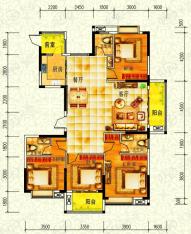 太一·御江城4室2厅3卫户型图