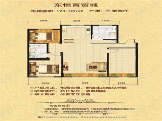 百合翡翠城123-126户型图