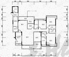 科城山庄4室1厅3卫户型图