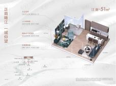 金隅大成时代1室1厅1卫户型图