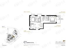 中福花苑二期C7户型户型图
