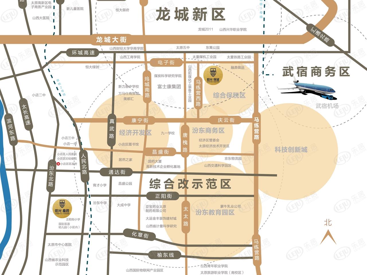 小店阳光领域最新价格出来啦，约9500元/㎡，户型面积106.05~146.64㎡