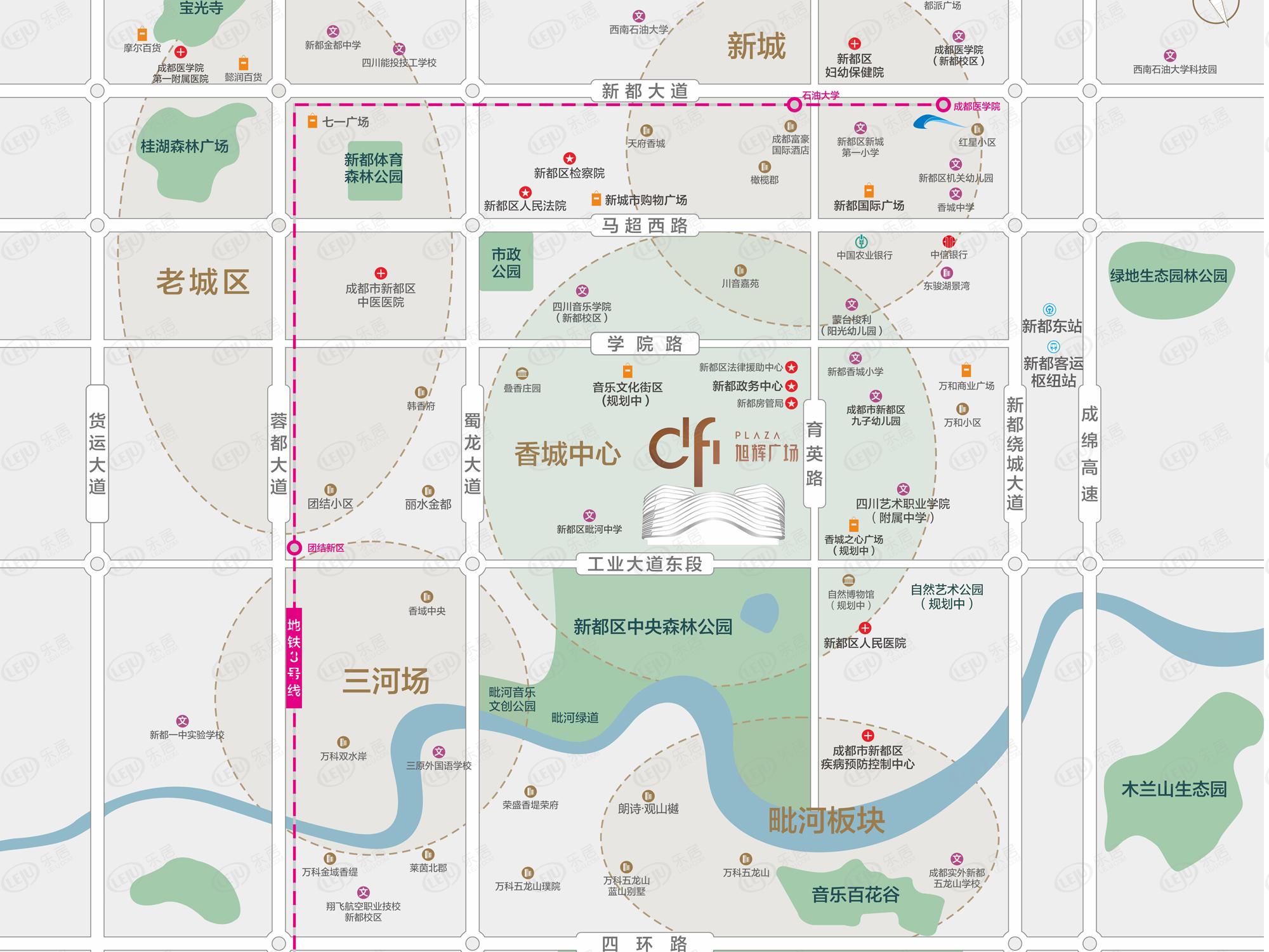 新都成都旭辉广场（住宅）价格曝光，约16200-16800元/㎡，户型面积142㎡
