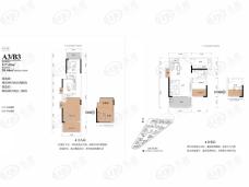 邦盛水岸御园2室2厅2卫户型图