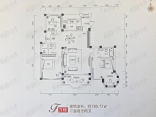 天籁中园洋房3楼185.17户型图