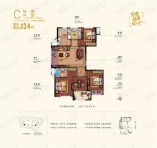 信达外滩府信达外滩府C户型户型图